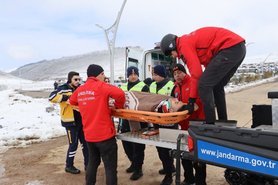 Jandarmadan ’kış Tatbikatı’