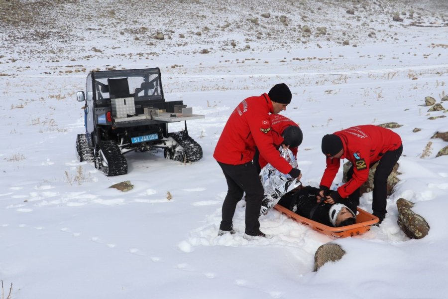 Jandarmadan ’kış Tatbikatı’