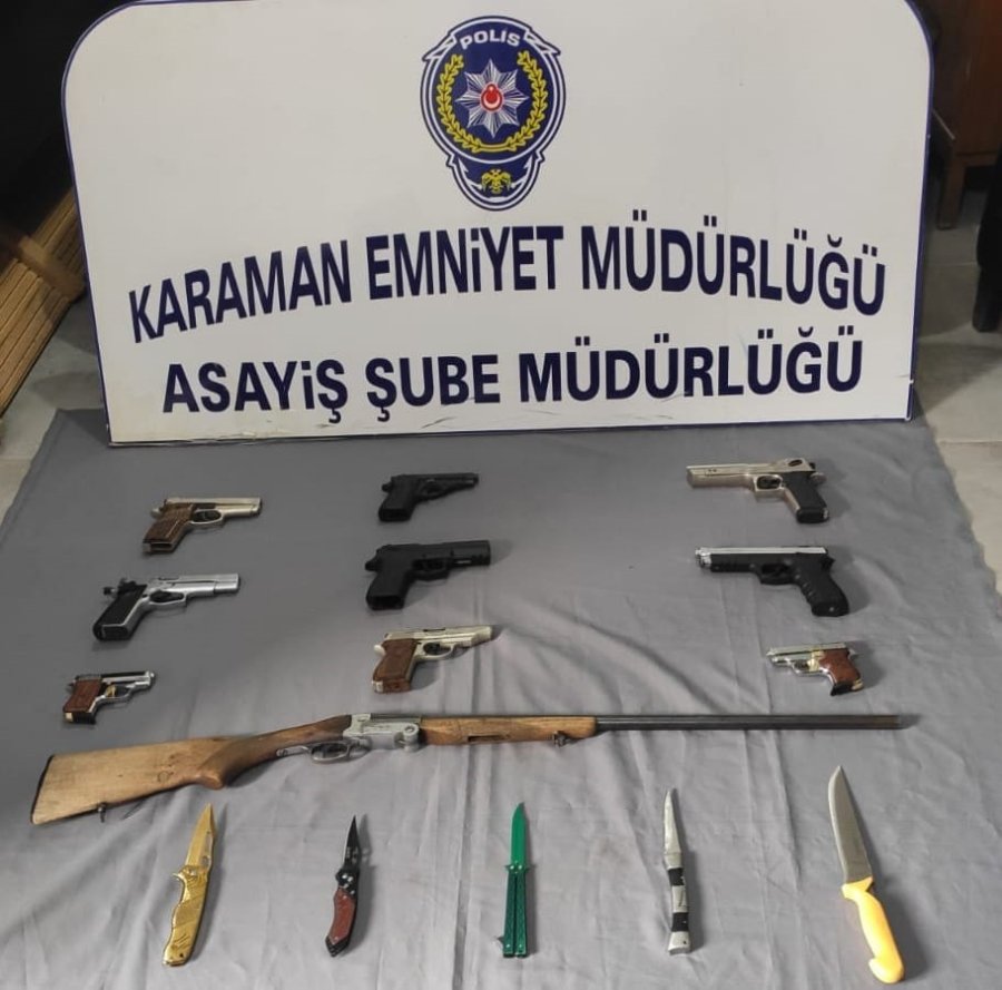 Karaman’da Aranan 14 Kişi Tutuklandı