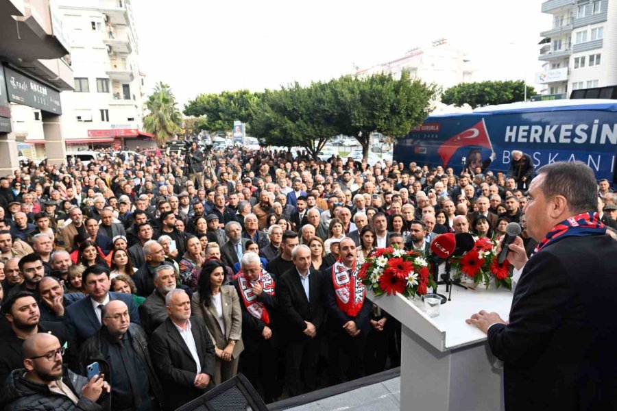 Başkan Böcek: "manavgat’a 5 Yılda 2 Milyar 424 Milyon Liralık Yatırım Yaptık"