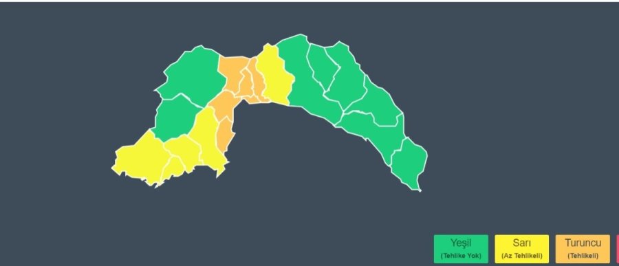 Meteoroloji’den Antalya’ya Turuncu Kodlu Uyarı