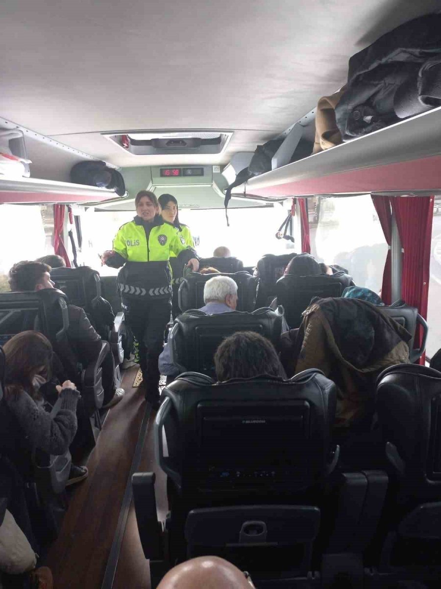 Aksaray’da “kemerin Seni Hem Koltuğa Hem De Hayata Bağlar” Uygulaması