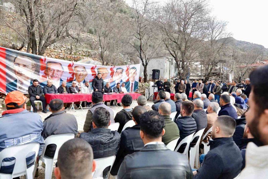 Başkan Yücel’e, Batıdaki Kırsal Mahallelerden Tam Destek