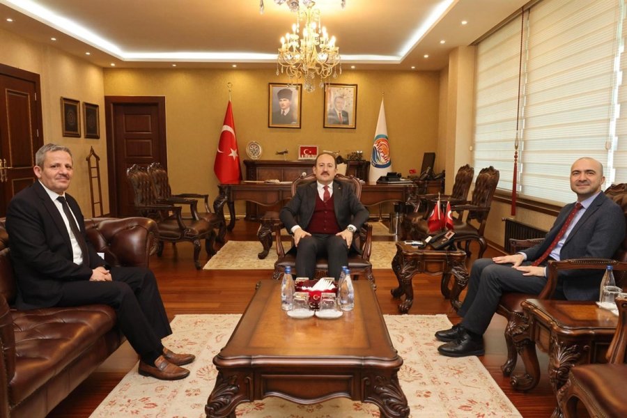 Mersin Valisi Pehlivan, Kosgeb Başkanı İbrahimcioğlu İle Görüştü