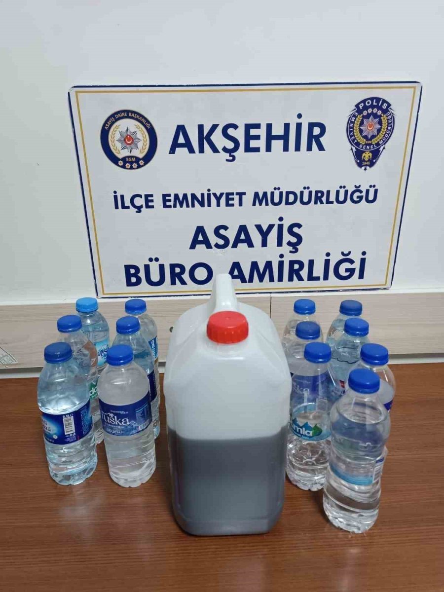 Konya’da Sahte İçki Üreten 1 Kişi Tutuklandı