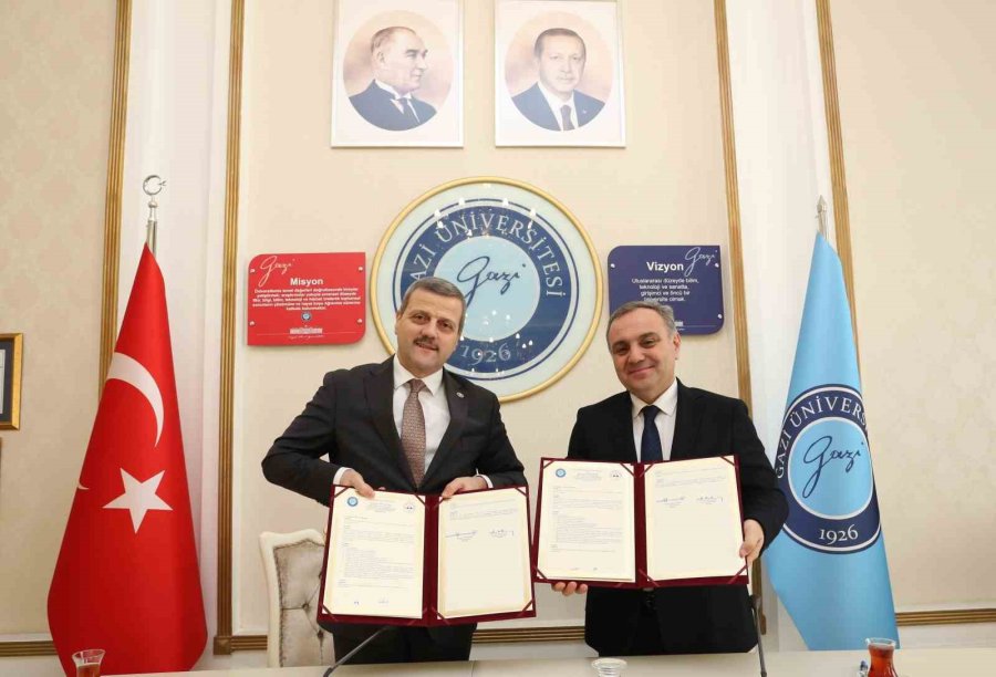 Erciyes Üniversitesi İle Gazi Üniversitesi Arasında İş Birliği Protokolü İmzalandı