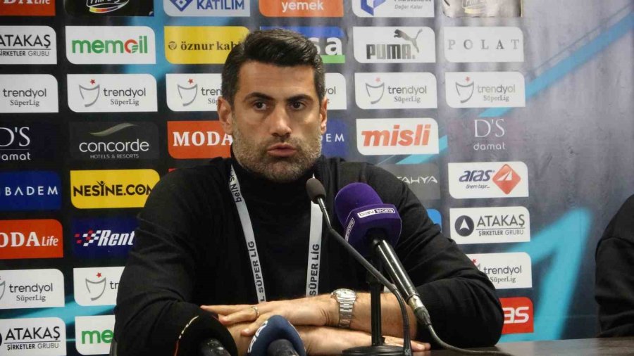 Volkan Demirel: "aldığımız 1 Puana Sevinmiyoruz"