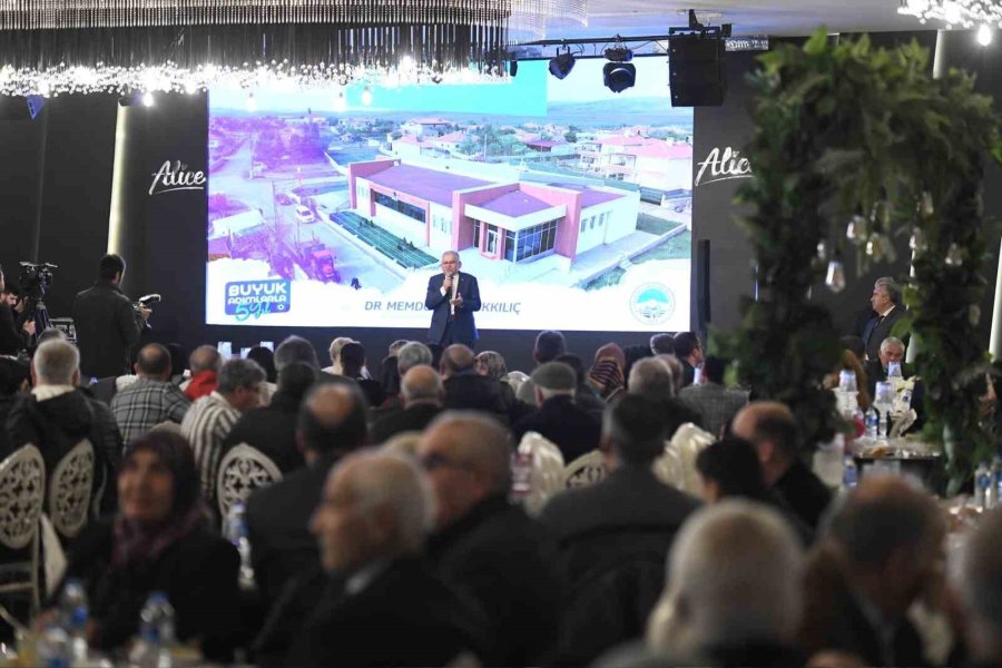 Büyükkılıç: "insana Hizmet Etmek İbadettir, Sizlere Aşk İle Çalışan Yorulmaz"