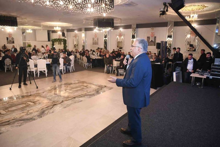 Büyükkılıç: "insana Hizmet Etmek İbadettir, Sizlere Aşk İle Çalışan Yorulmaz"