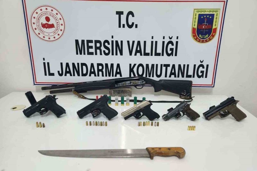 Mersin’de Silah Kaçakçılığı Operasyonu