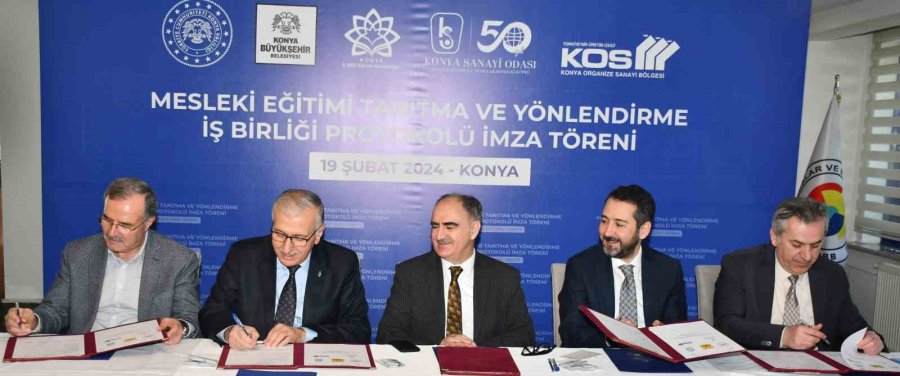Konya’da Mesleki Eğitim Seferberliği İlan Edildi