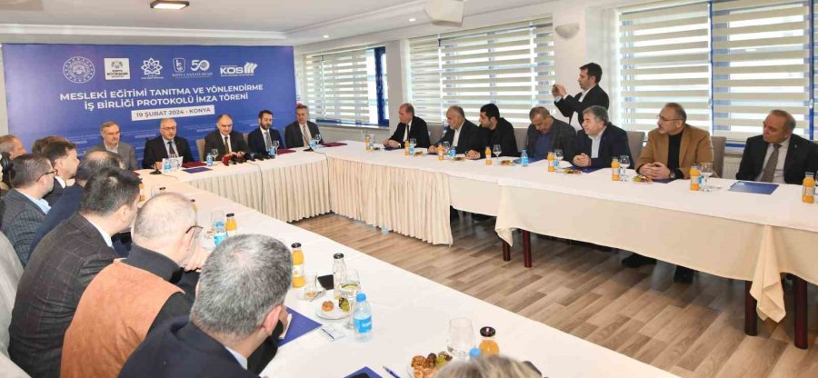 Konya’da Mesleki Eğitim Seferberliği İlan Edildi