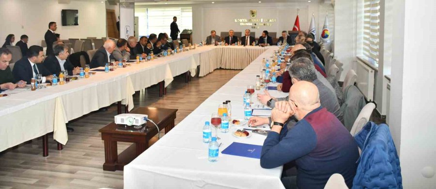 Vali Özkan, Konya Sanayi Odası’nda Sanayicilerin Taleplerini Dinledi