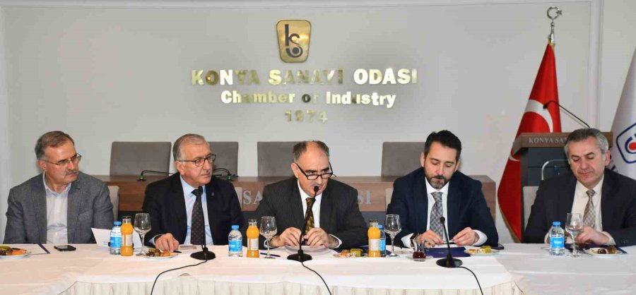 Vali Özkan, Konya Sanayi Odası’nda Sanayicilerin Taleplerini Dinledi