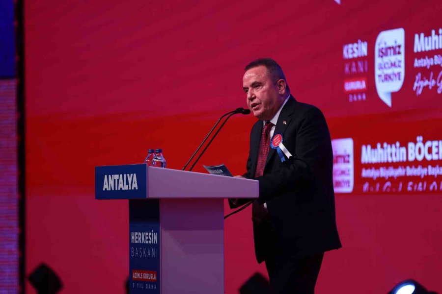 Başkan Böcek Hizmette 5. Yılını Anlattı, Yeni Dönemdeki 132 Projesini Tanıttı