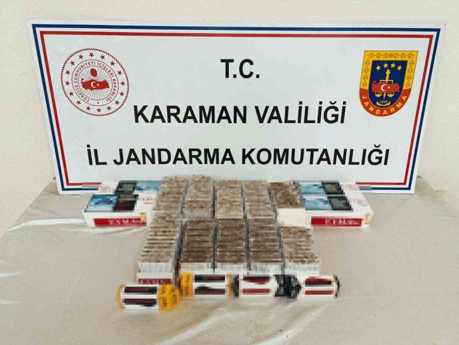 Karaman’da Jandarmadan Huzur Ve Güven Operasyonu