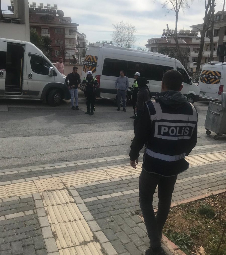 Alanya’da Okul Servis Araçları Ve Okul Çevrelerine Denetim