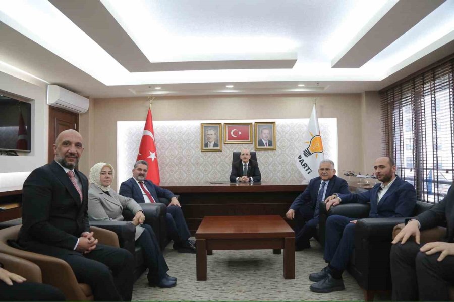 Bakan Şimşek Ve Başkan Büyükkılıç İş İnsanları Buluştu