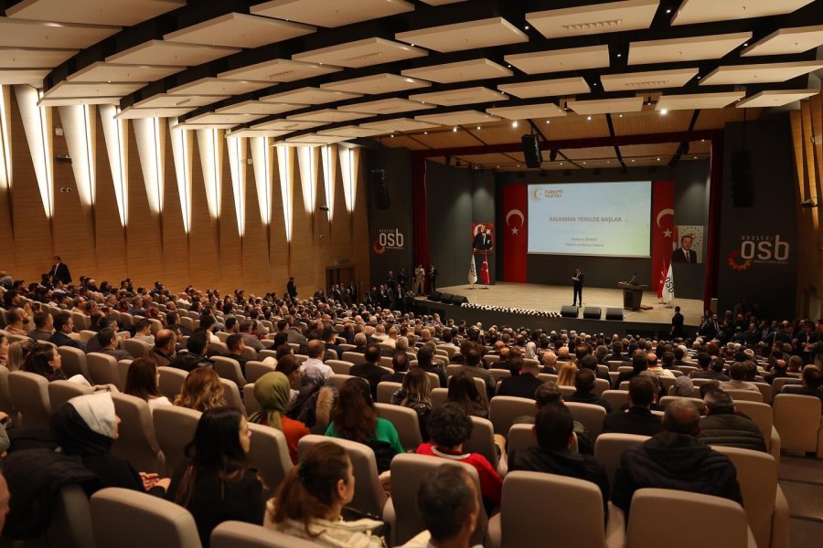 Bakan Şimşek Ve Başkan Büyükkılıç İş İnsanları Buluştu