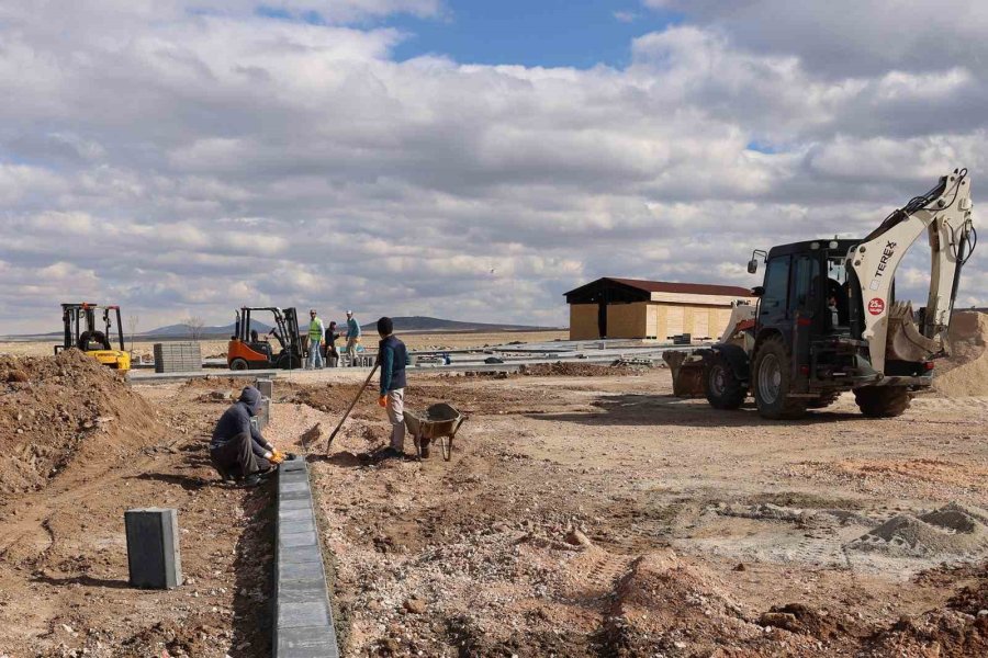 Karaman’da Geri Dönüşüm Parkında Çalışmalar Devam Ediyor