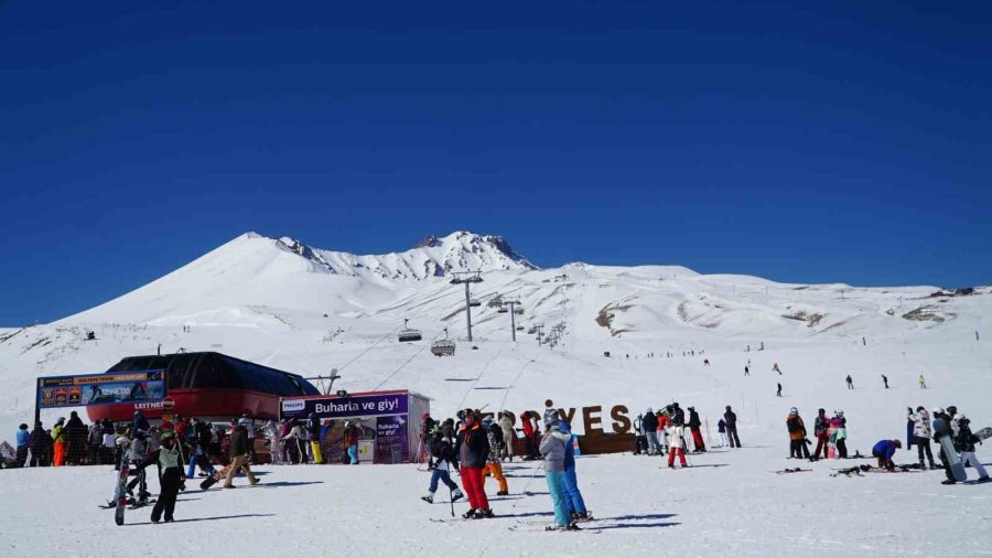 Erciyes Hafta Sonu 125 Bin Turist Ağırladı