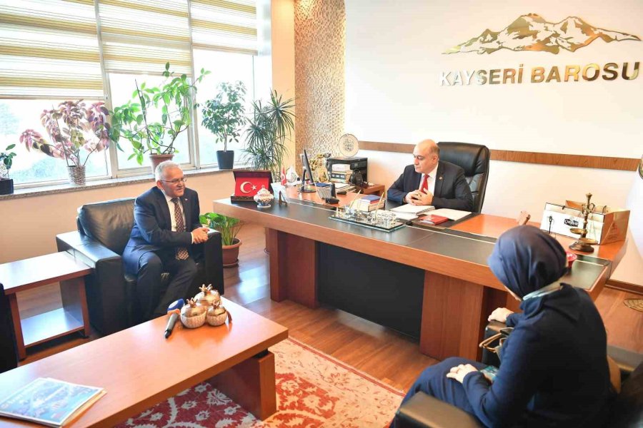 Başkan Büyükkılıç’tan Baro Başkanı Köse’ye Ziyaret