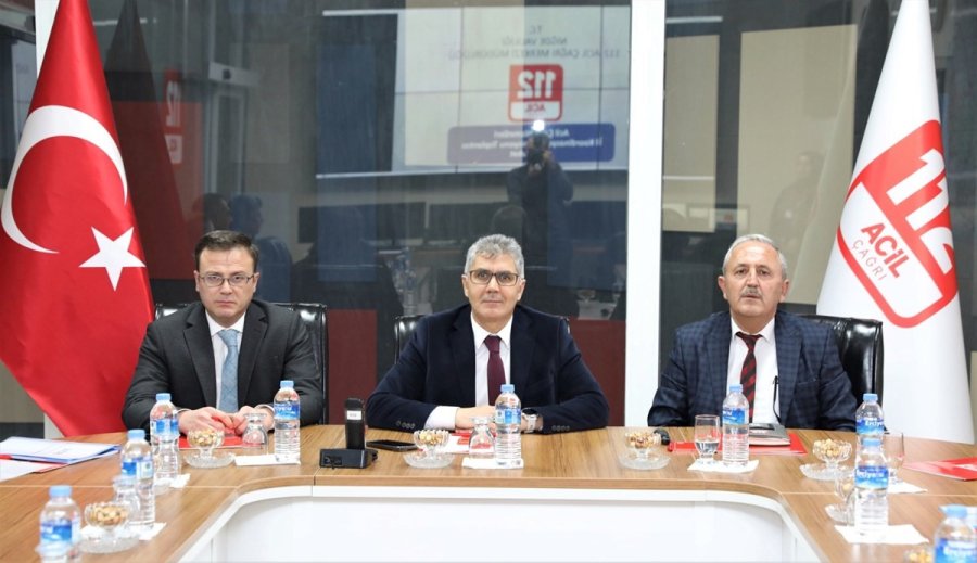 Niğde’de Acil Çağrı Hizmetleri İl Koordinasyon Toplantısı Yapıldı