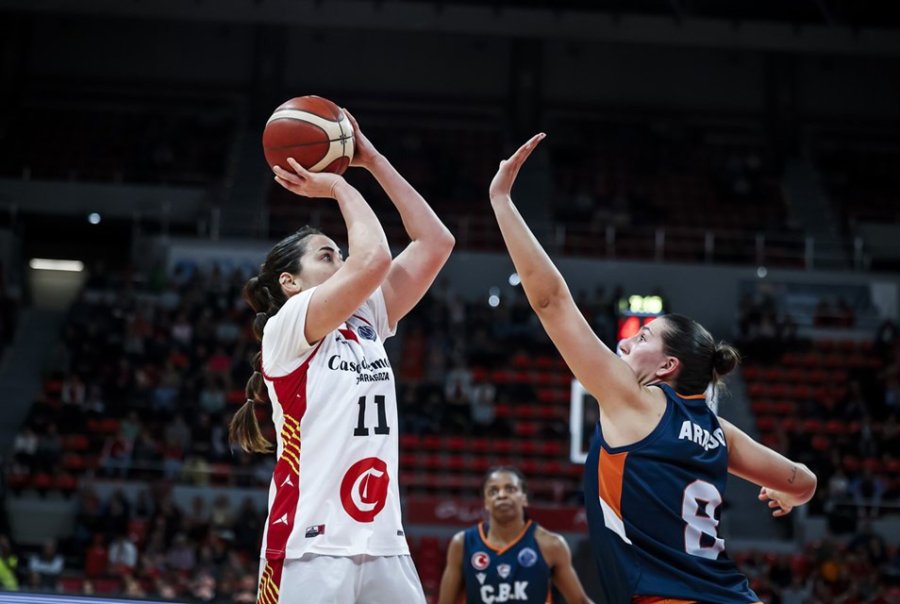 Fıba Kadınlar Avrupa Ligi: Casademont Zaragoza: 57 - Çbk Mersin: 56