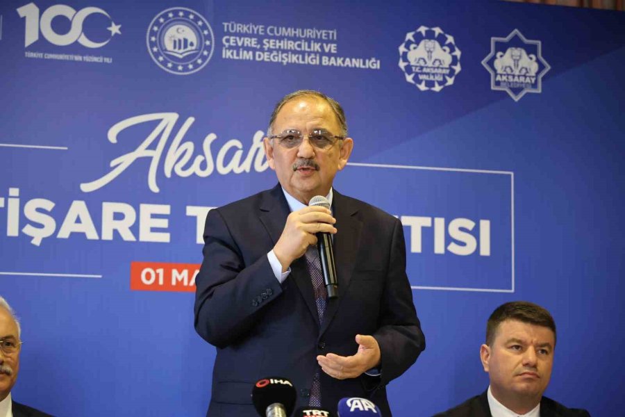 Bakan Özhaseki: “her An 6-7 Büyüklüğünde Veya Daha Yüksek Büyüklükte Deprem Üretebilecek Bölgeler Var"