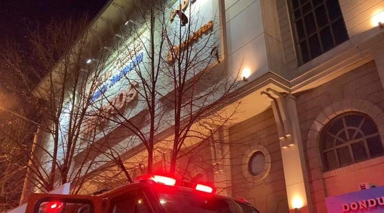 Ağaçta Mahsur Kalan Kediyi İtfaiye Kurtardı