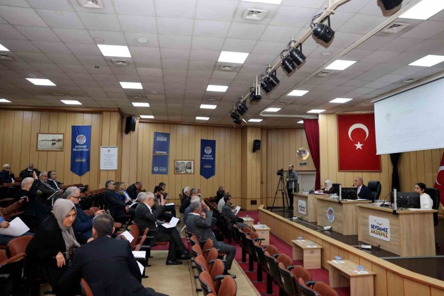 Akdeniz Belediye Meclisi Mart Ayı Toplantısı Yapıldı