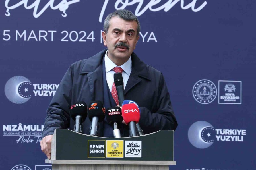 Bakan Tekin, Nizamülmülk Lise Medeniyet Akademisi’nin Açılışını Yaptı