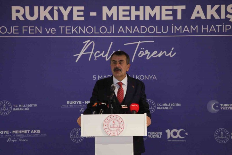 Bakan Tekin: “artık Hep Beraber Çalışmak Zorundayız”