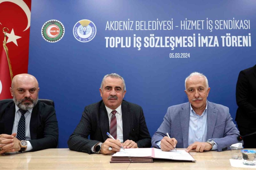 Akdeniz Belediyesinde Toplu İş Sözleşmesi Sevinci