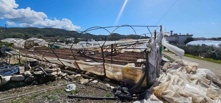 Kumluca’da Hortum Felaketinin Yaraları Sarılıyor