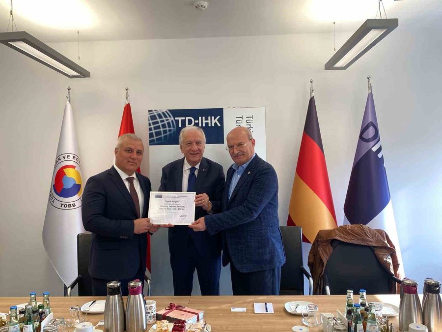 Altso Başkanı Eray Erdem: “almanya İle Daha Fazla Güç Birliği Yapmalıyız”