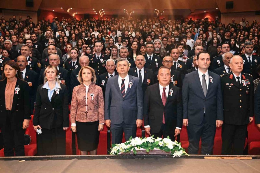 Atatürk’ün Antalya’ya Gelişinin 94’üncü Yıl Dönümü Kutlandı