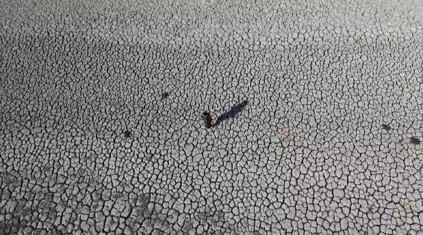 Konya Meyil Obruk Gölü Kuraklık Nedeniyle Kurudu