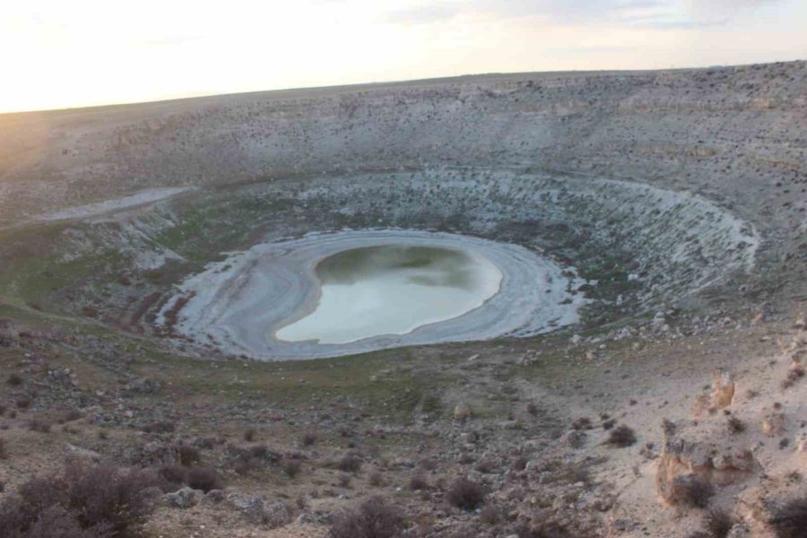 Konya Meyil Obruk Gölü Kuraklık Nedeniyle Kurudu
