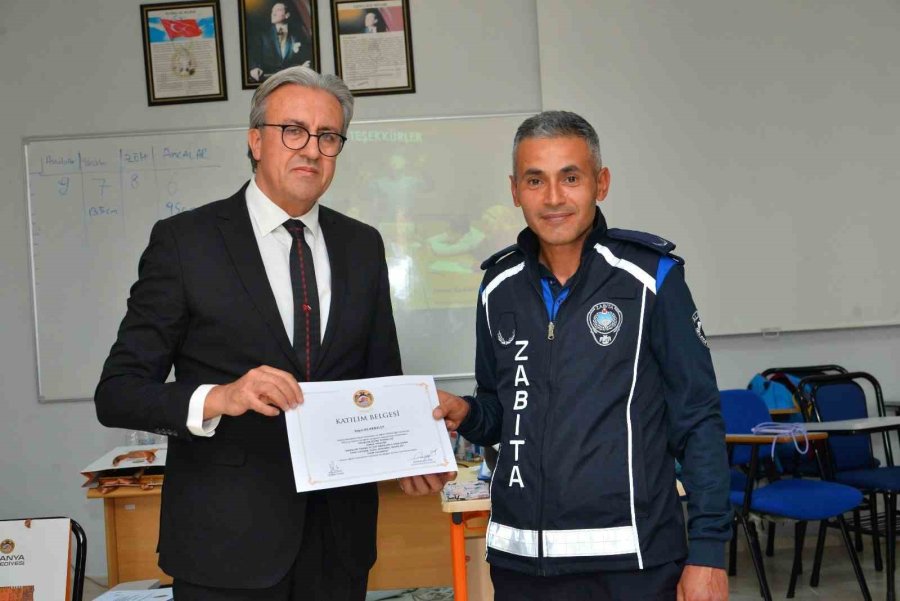 Alanya’da Zabıta Personeline Yönelik 4 Haftalık Eğitim Programı Tamamlandı