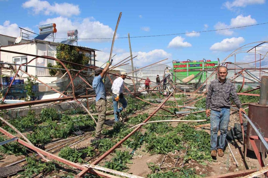 Kumluca’da Hortum Afetinden 265 Dönüm Alanda 111 Üretici Etkilendi