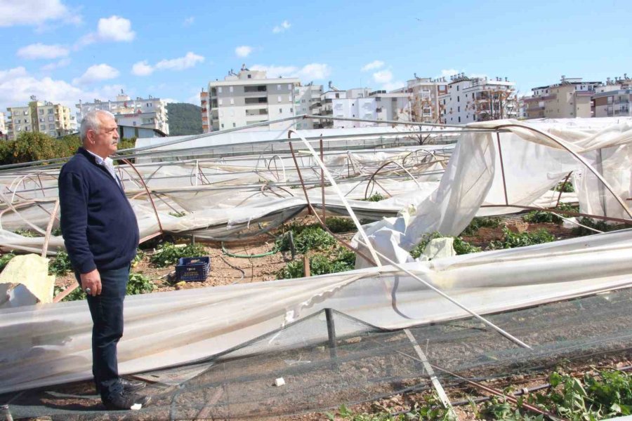 Kumluca’da Hortum Afetinden 265 Dönüm Alanda 111 Üretici Etkilendi