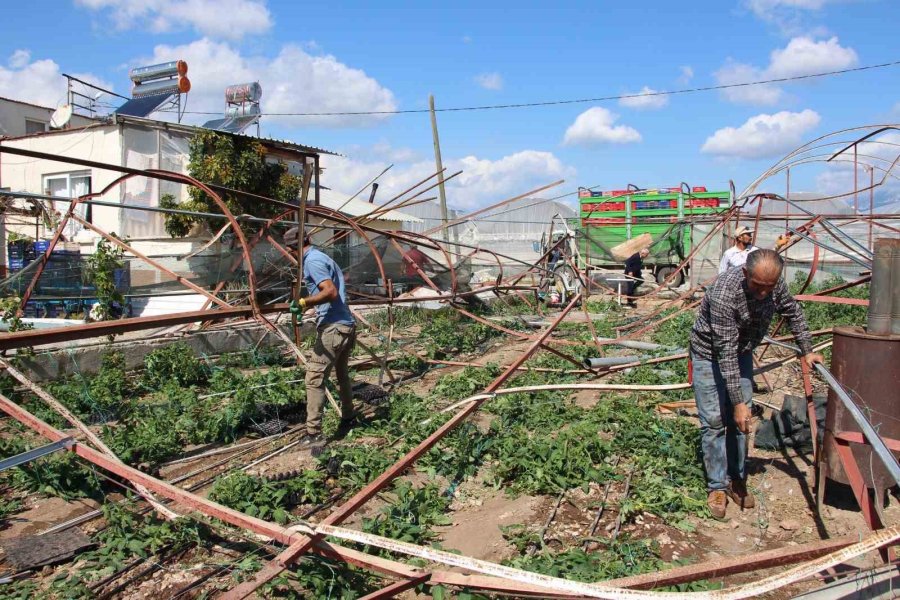 Kumluca’da Hortum Afetinden 265 Dönüm Alanda 111 Üretici Etkilendi