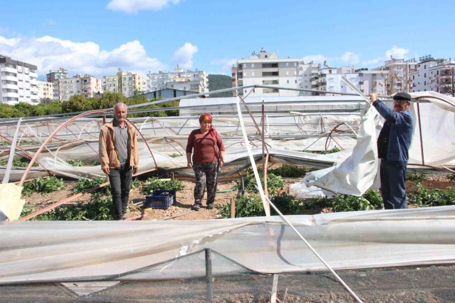 Kumluca’da Hortum Afetinden 265 Dönüm Alanda 111 Üretici Etkilendi