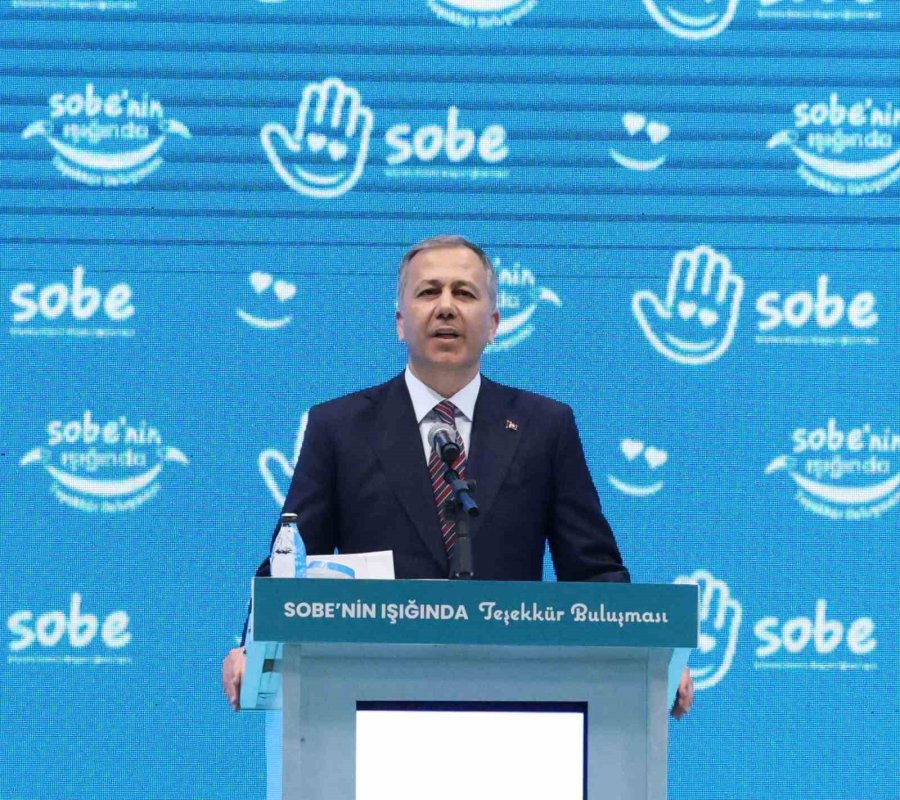 Bakan Yerlikaya, Sobe’nin Işığında Teşekkür Buluşmasına Katıldı