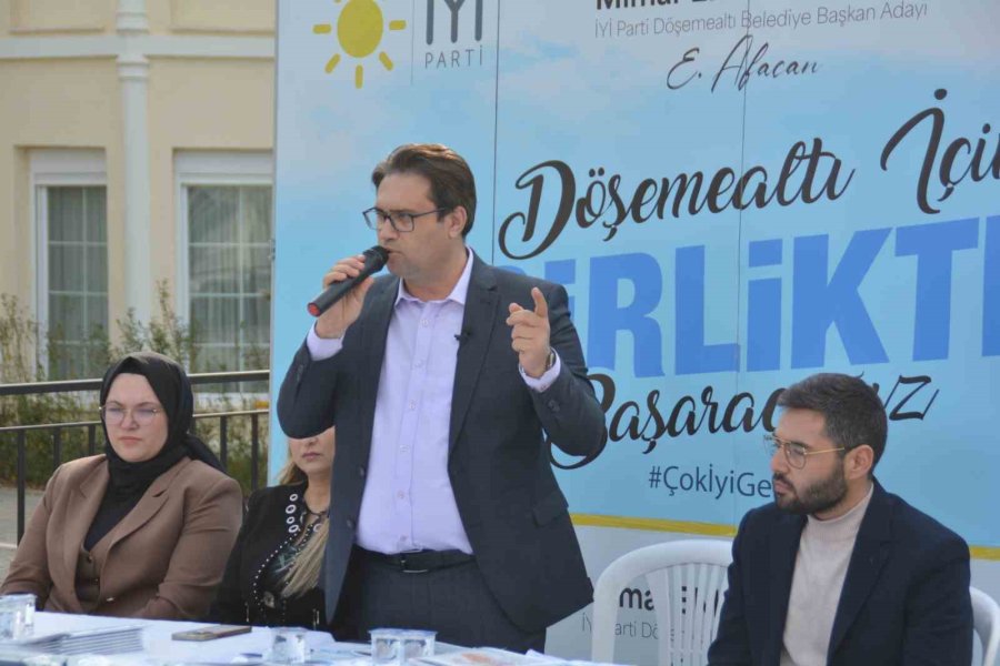 İyi Parti Adayı Emre Afacan: "ilçemize Yeni Bir Soluk Getireceğiz"