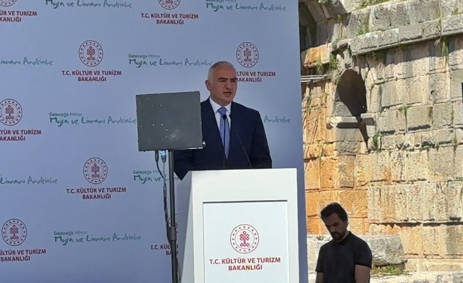 Bakan Ersoy: "myra Ve Andriake Kazı Ve Restorasyon Çalışmalarına Toplam 500 Milyon Tl Ödenek Ayıracağız"