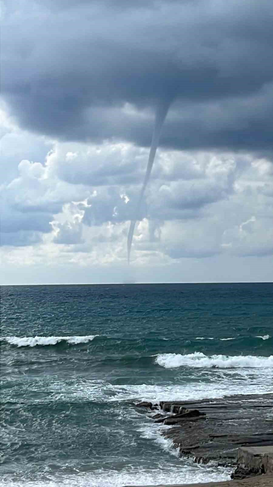 Alanya’da Bir Hortum Daha Görüldü