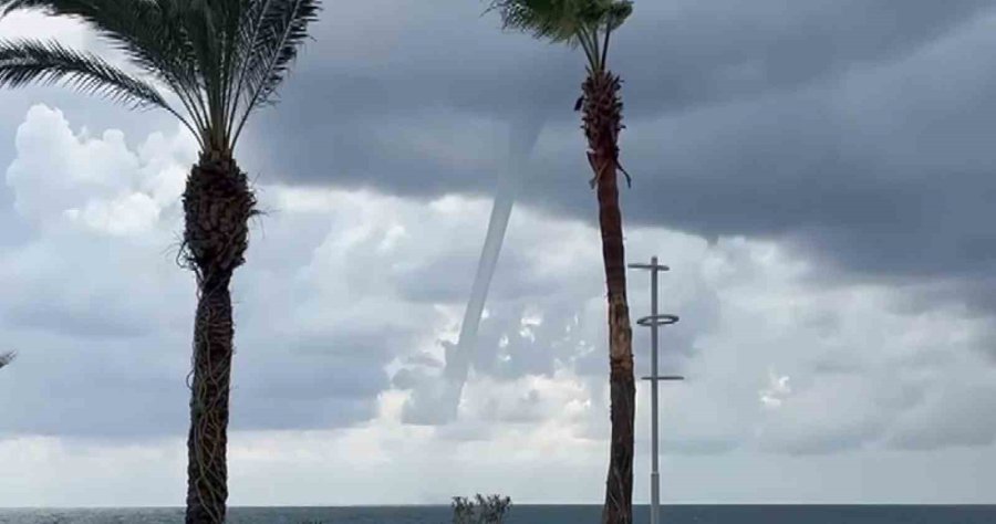 Alanya’da Bir Hortum Daha Görüldü