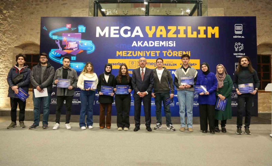 Mega Yazılım Akademisi İlk Mezunlarını Verdi